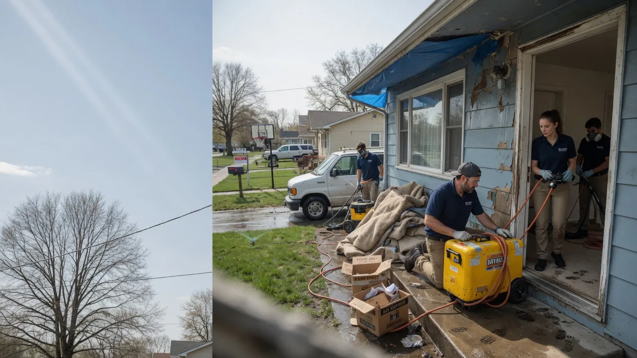 Basement Flood Cleanup in Drummond, OK near me